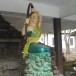 พระแม่ธรณีบีบมวยผม วัดหนองขอนเทพพนม