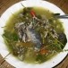 แกงเขียดน้ำเต้าใส่ส้มผักติ้ว