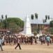สงกรานต์ ประเพณีแห่ต้นดอกไม้บ้านอาฮี