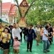 สงกรานต์ ประเพณีแห่ต้นดอกไม้บ้านอาฮี