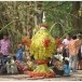 สงกรานต์ ประเพณีแห่ต้นดอกไม้บ้านอาฮี