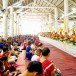 ตักบาตรผักชุมชนกะเหรี่ยงห้วยต้ม (ชุมชนคุณธรรมวัดพระพุทธบาทห้วยต้ม)